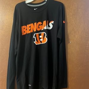 Bengals dri-fit long sleeve